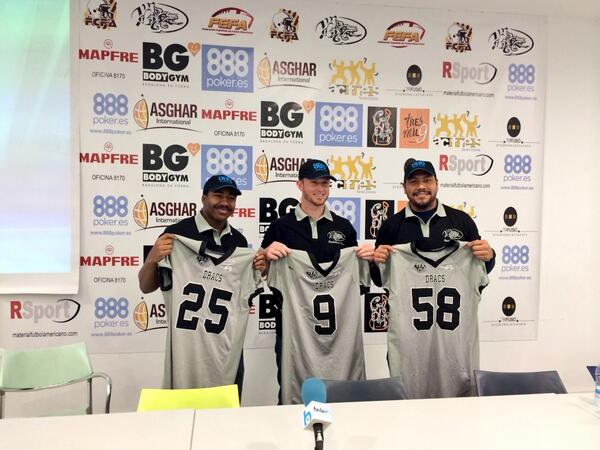 Los tres fichajes de los Dracs 2014