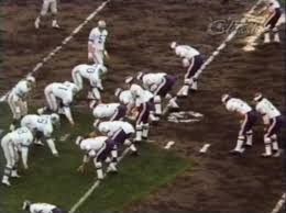 Vikings y Lions cuando empezaron el partido