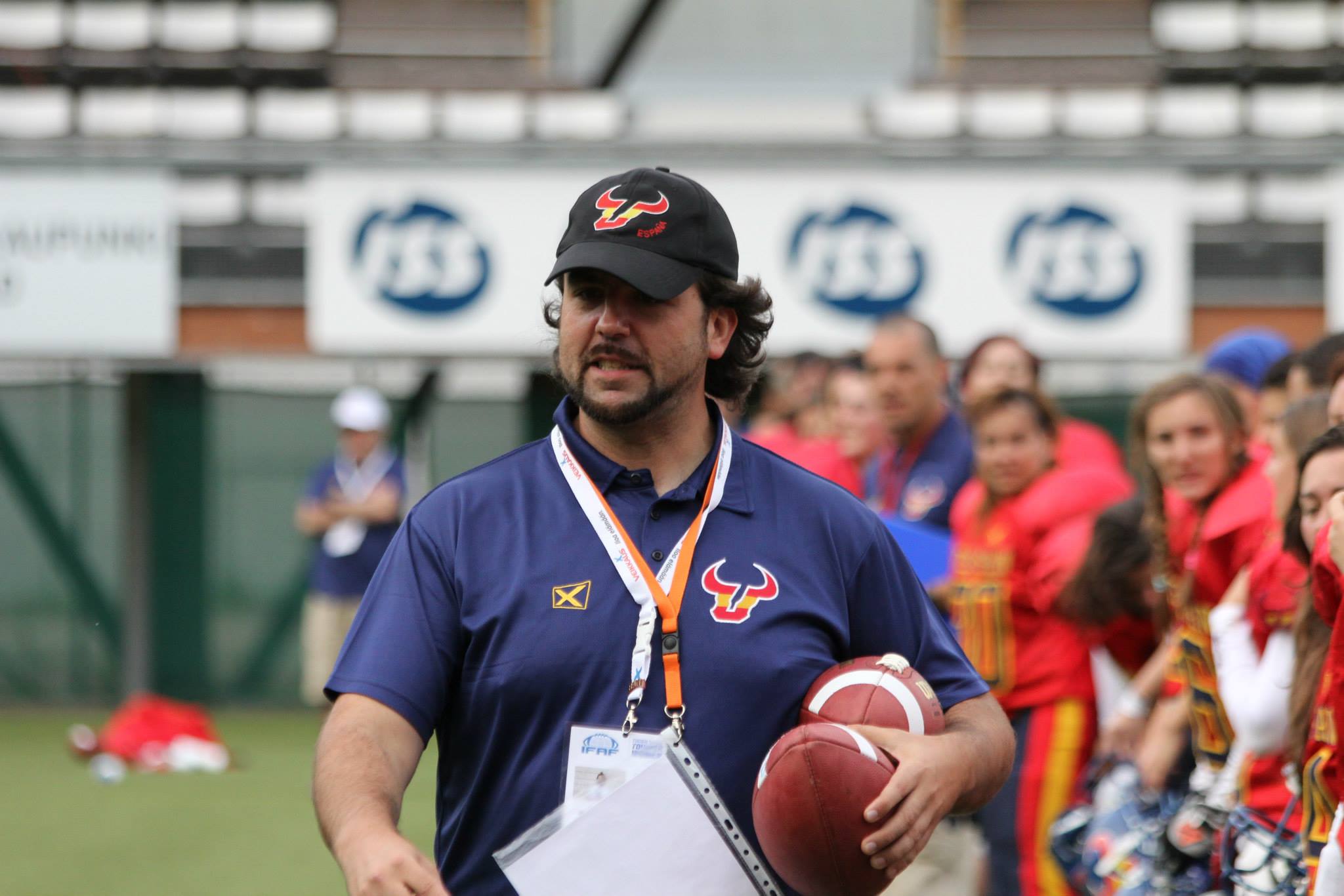Roberto Torrecillas durante un partido del último mundial femenino (Iceman Photoz)