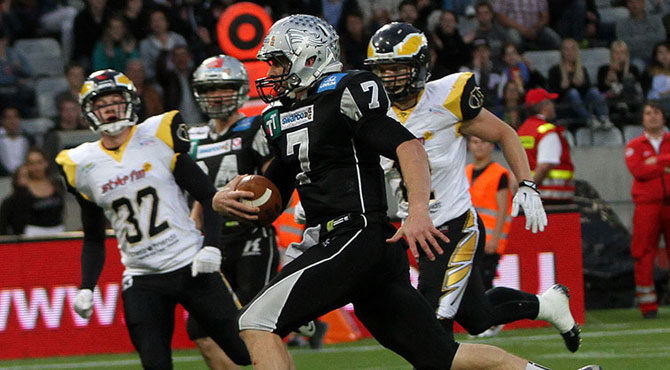 John van den Raadt no pudo resolver el partido (Swarco Raiders)
