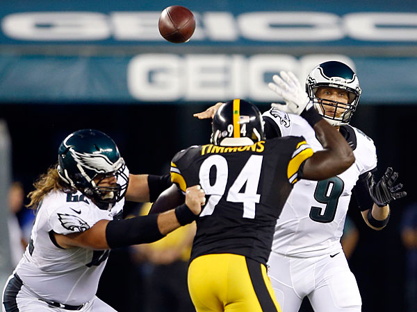 La primera ofensiva de los Eagles se mostró entonada. (AP)