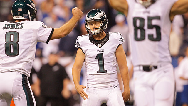 Cody Parkey anotó el field goal del triunfo (Eagles.com)