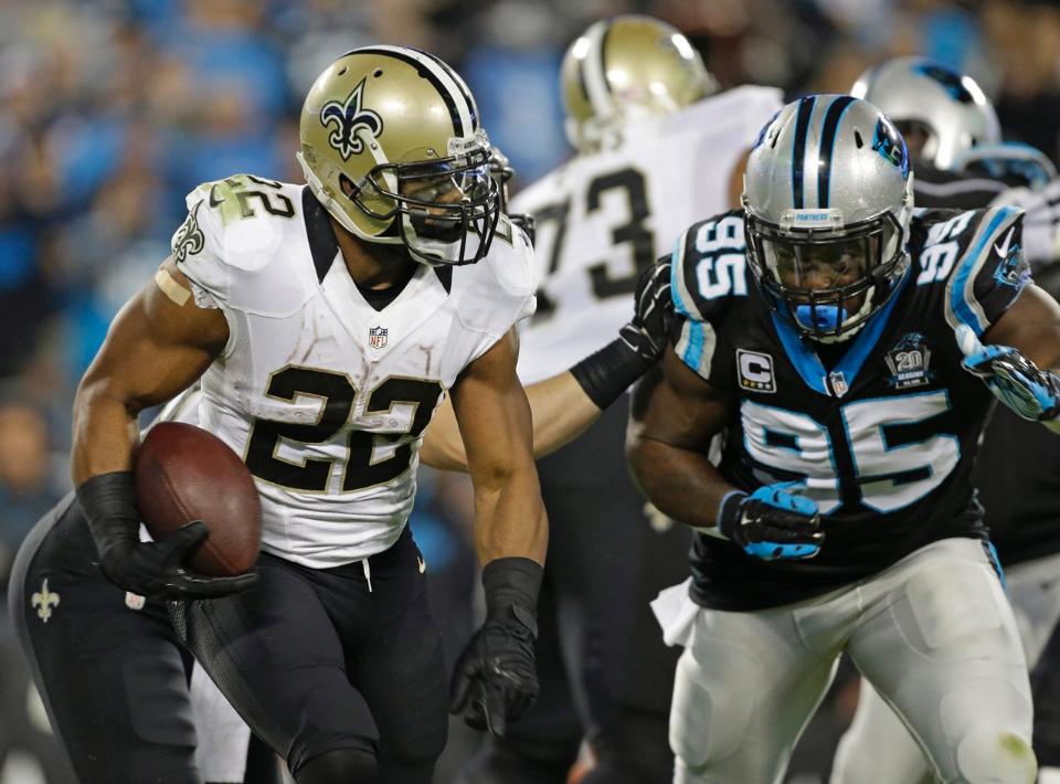 Mark Ingram está siendo el caballo de batalla de los Saints (Panthers.com)