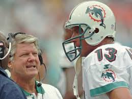 Dan Marino y Jimmy Johnson en sus años en Miami