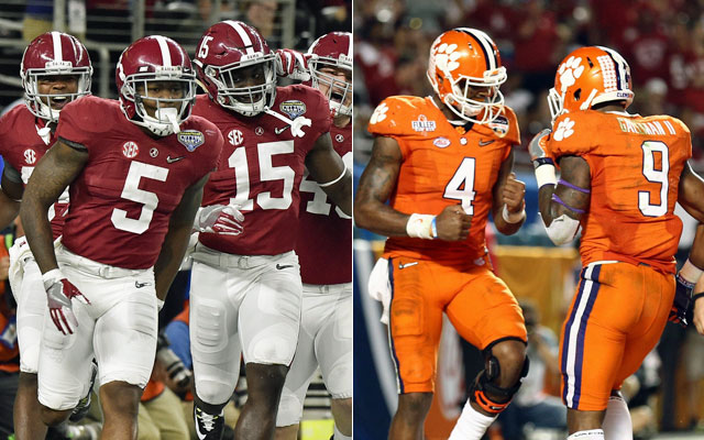 Clemson Vs. Alabama, duelo por el Campeonato Nacional 2016