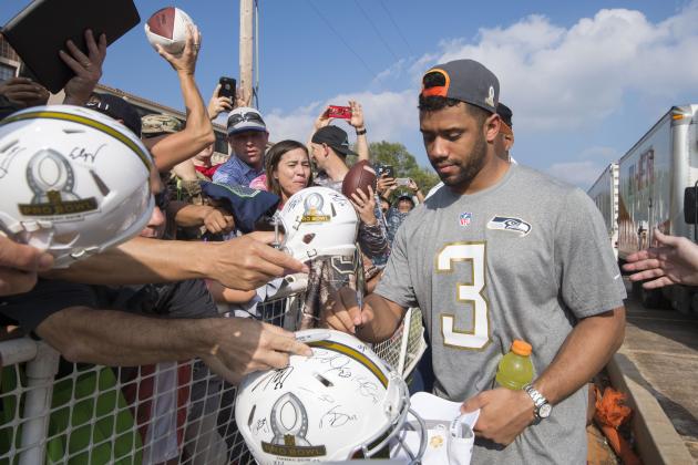 Russell Wilson, número 1 del draft Probowler (Ap)