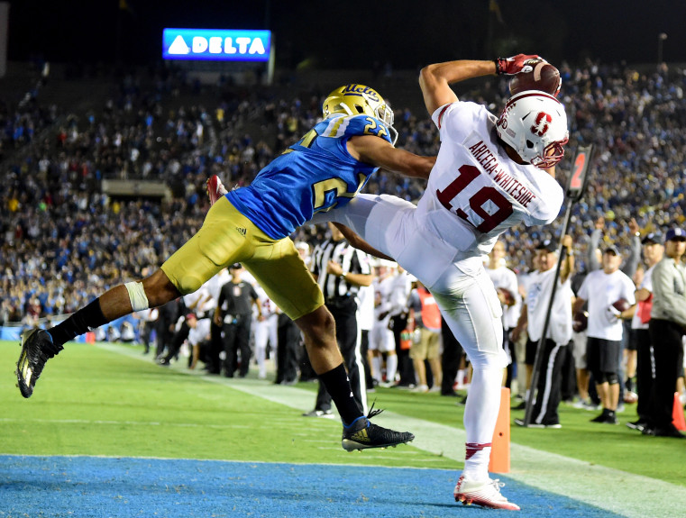 Arcega-Whiteside da la victoria a Stanford con su primer touchdown