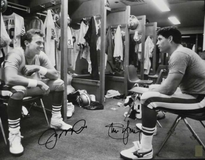 Joe Montana y Steve Young