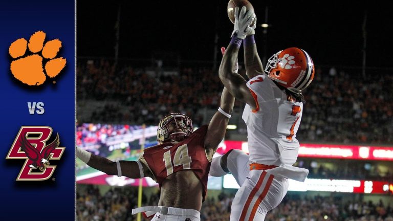 Clemson destroza a Boston College y sigue a velocidad de crucero