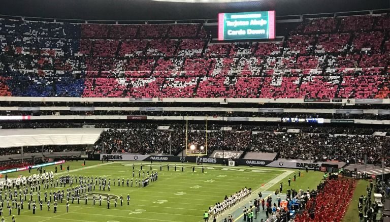 Estimado en 45 millones de dólares el impacto del partido NFL en México