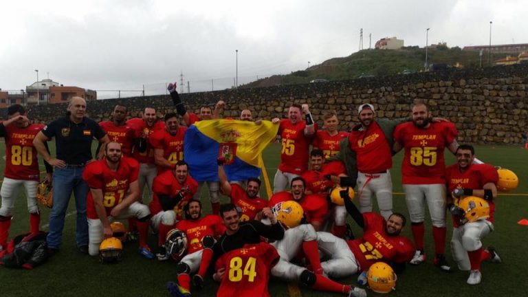 Los Templar se apuntaron el partido inaugural de la Liga Canaria de fútbol americano