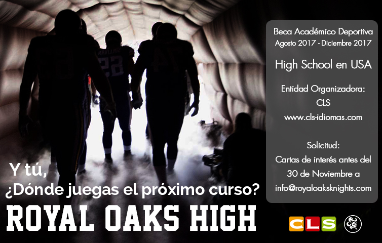 Royal Oaks Knights vuelve a convocar una beca para Estados Unidos